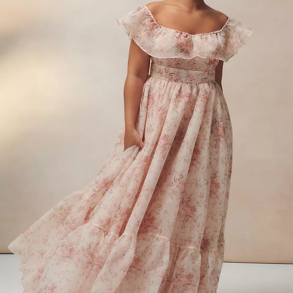 Selkie Dresses & Skirts - Selkie Off-The-Shoulder Floral Maxi Dress